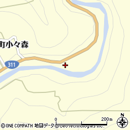 熊野四季亭周辺の地図