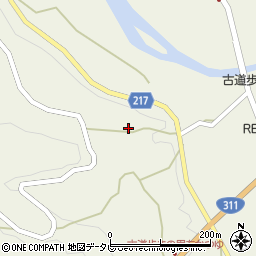 和歌山県田辺市中辺路町近露2039周辺の地図