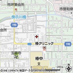 〒790-0947 愛媛県松山市市坪南の地図