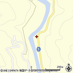 高知県長岡郡大豊町立川下名2229周辺の地図