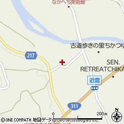 和歌山県田辺市中辺路町近露1751周辺の地図