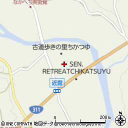 和歌山県田辺市中辺路町近露1794周辺の地図