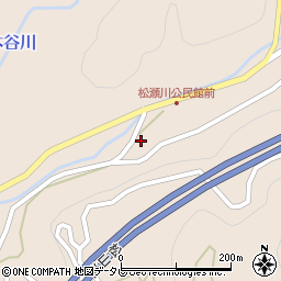 愛媛県東温市松瀬川74周辺の地図