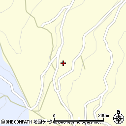 高知県長岡郡大豊町桃原832周辺の地図