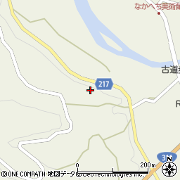 和歌山県田辺市中辺路町近露1990周辺の地図