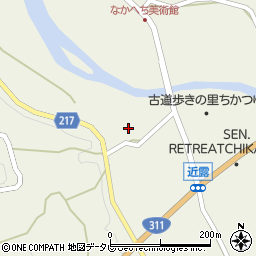 和歌山県田辺市中辺路町近露1744周辺の地図