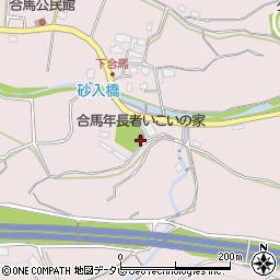 福岡県北九州市小倉南区合馬1608-3周辺の地図