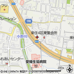 ドコモショップ久米店周辺の地図