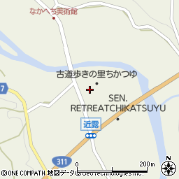 和歌山県田辺市中辺路町近露1772周辺の地図