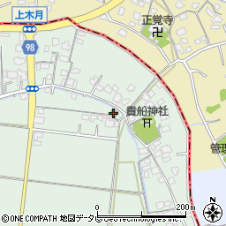 上木月公民館周辺の地図