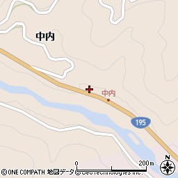 徳島県那賀郡那賀町白石中内1周辺の地図