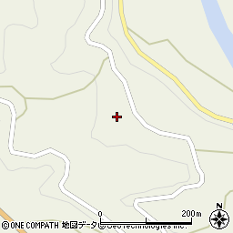 和歌山県田辺市中辺路町近露1940周辺の地図