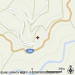 高知県長岡郡大豊町西峯1776周辺の地図