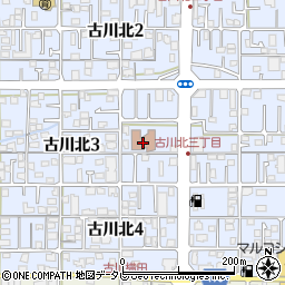 松山市役所　南部児童センター周辺の地図