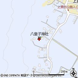 八皇子神社周辺の地図