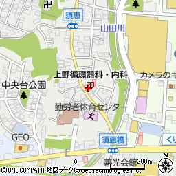 上野循環器科・内科医院周辺の地図
