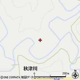 和歌山県田辺市秋津川1865周辺の地図