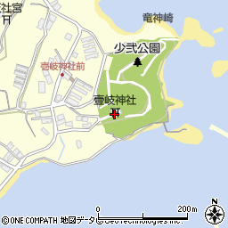 壹岐神社周辺の地図