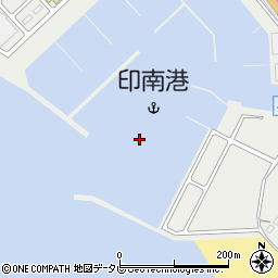 印南港周辺の地図