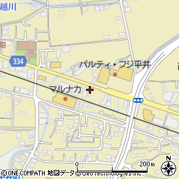 シンク　松山平井店周辺の地図