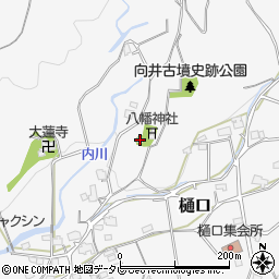 愛媛県東温市樋口甲-970周辺の地図