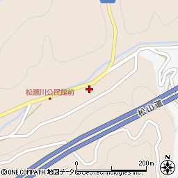 愛媛県東温市松瀬川76周辺の地図