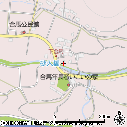 福岡県北九州市小倉南区合馬170周辺の地図