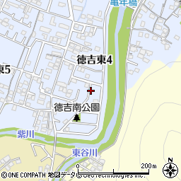 徳吉東公園周辺の地図