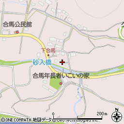 福岡県北九州市小倉南区合馬166周辺の地図