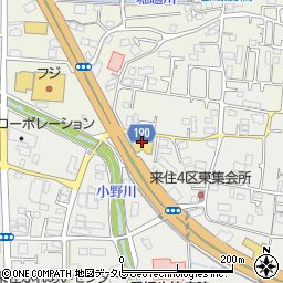 愛媛日産久米店周辺の地図