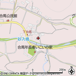 福岡県北九州市小倉南区合馬167周辺の地図