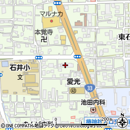 愛媛銀行石井支店 ＡＴＭ周辺の地図