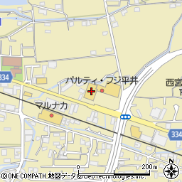ＴＳＵＴＡＹＡ松山平井店周辺の地図