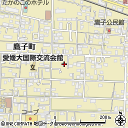 愛媛県松山市鷹子町104-1周辺の地図