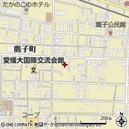 愛媛県松山市鷹子町104周辺の地図