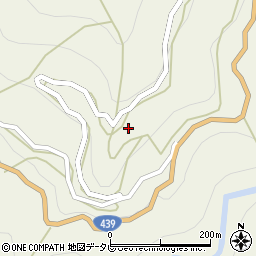 高知県長岡郡大豊町西峯1707周辺の地図