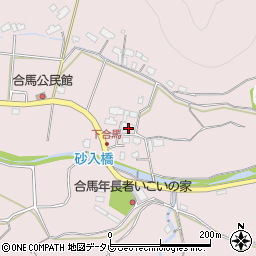 福岡県北九州市小倉南区合馬163周辺の地図