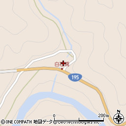 徳島県那賀郡那賀町白石入口山周辺の地図