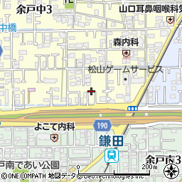大栄産業株式会社　松山出張所周辺の地図