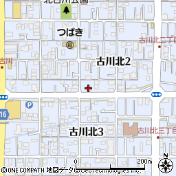 羅座亜留 古川店周辺の地図