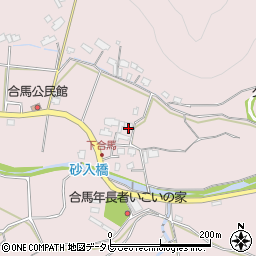 福岡県北九州市小倉南区合馬162周辺の地図