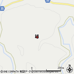 徳島県那賀郡那賀町雄周辺の地図