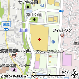 福岡銀行サンリブくりえいと宗像 ＡＴＭ周辺の地図
