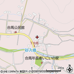 福岡県北九州市小倉南区合馬160周辺の地図