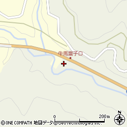 熊野参詣道中辺路周辺の地図