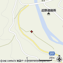 和歌山県田辺市中辺路町近露778周辺の地図
