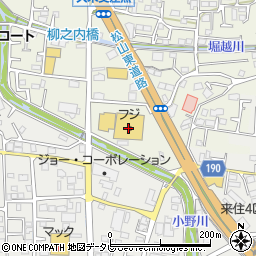 愛媛銀行フジ南久米店 ＡＴＭ周辺の地図