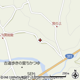和歌山県田辺市中辺路町近露1418周辺の地図