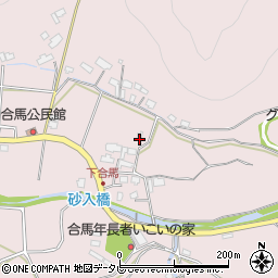 福岡県北九州市小倉南区合馬148周辺の地図