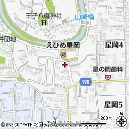 美川荘周辺の地図